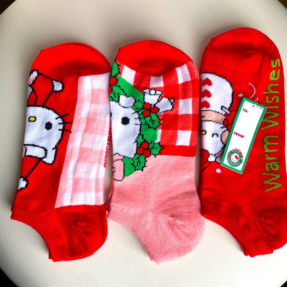 Hello kitty Christmas socks